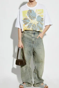 Dries Van Noten WHITE T-shirt with print