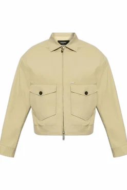 Dsquared2 beige Jacket with shoulder pads