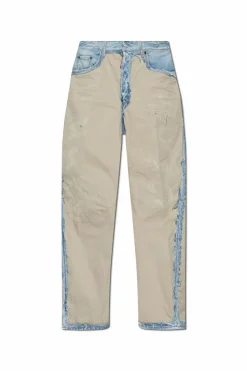 Dsquared2 beige Jeans made of combined materials