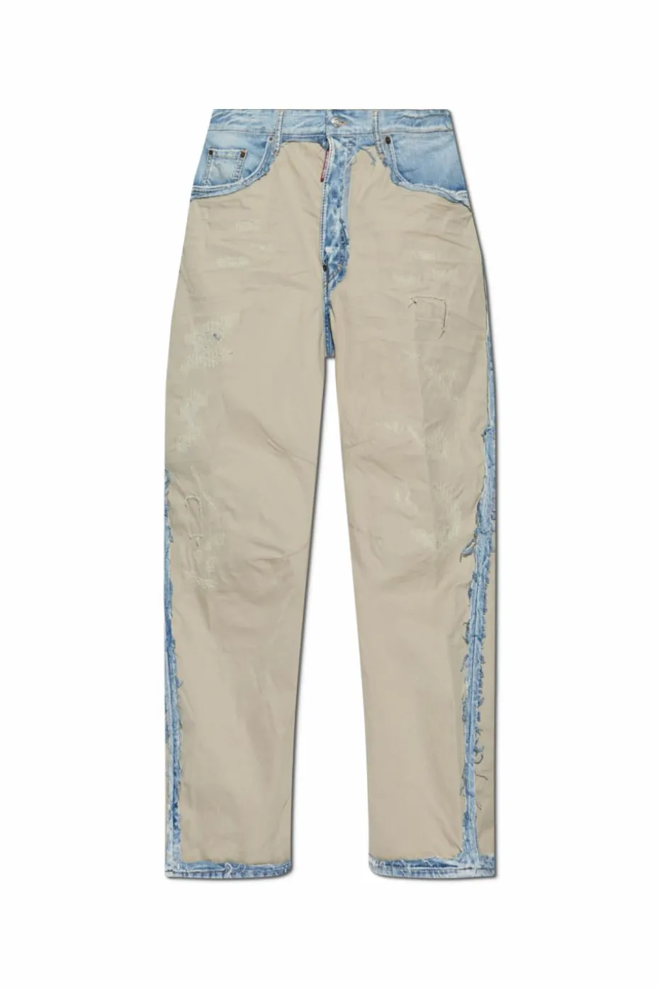 Dsquared2 beige Jeans made of combined materials