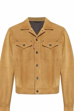 Dsquared2 beige Leather jacket
