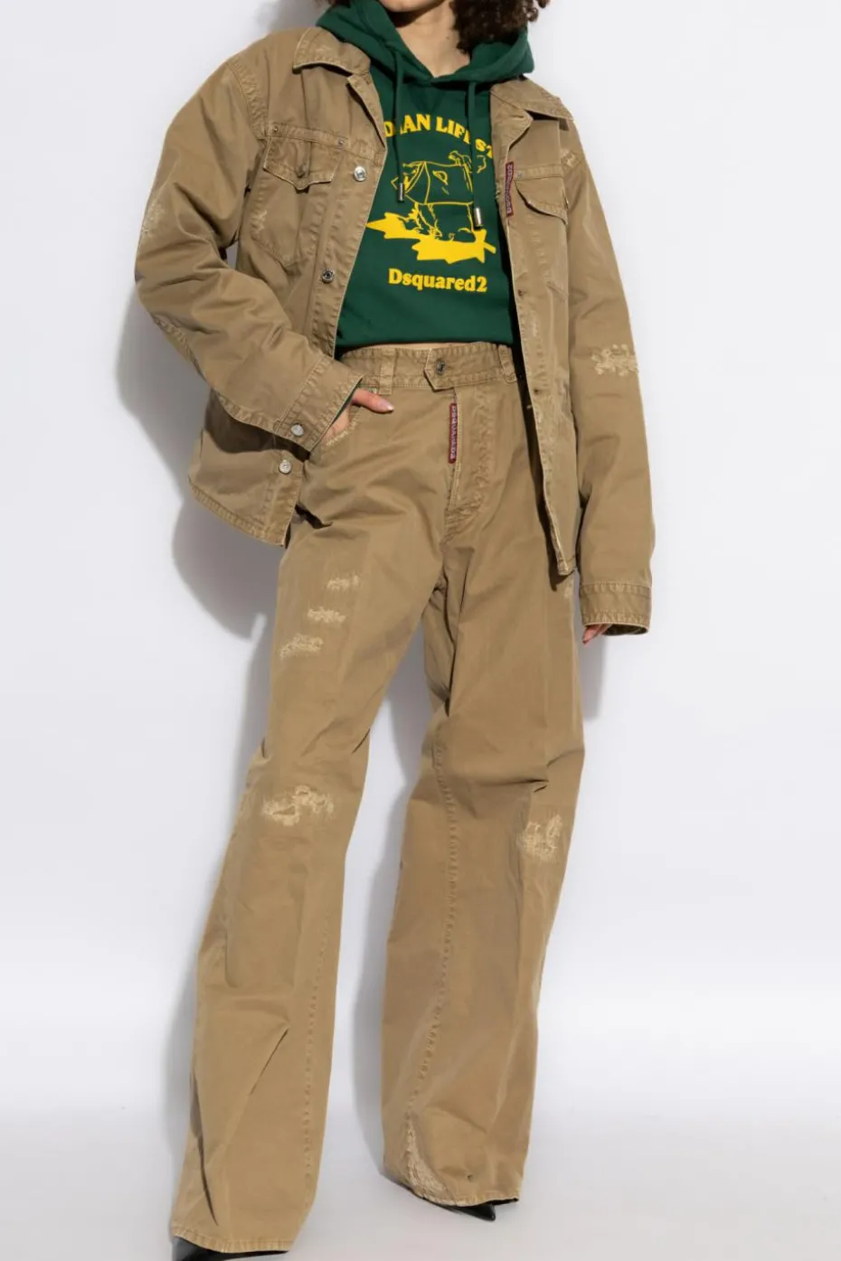 Dsquared2 beige Pants with pockets