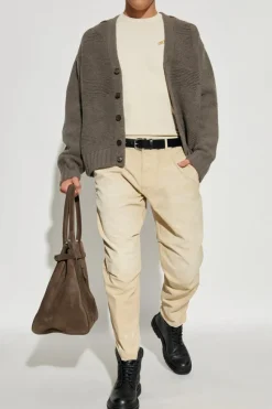 Dsquared2 beige Pants with stain effect