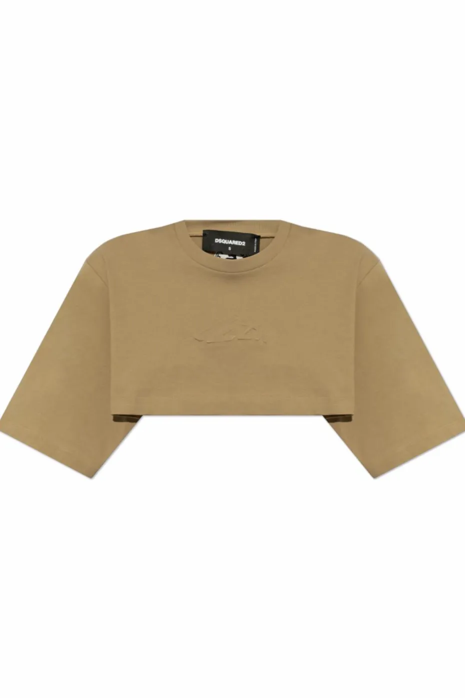 Dsquared2 beige Short loose-fitting t-shirt