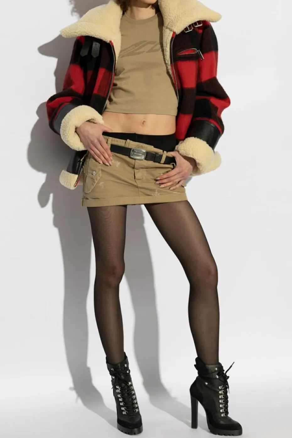 Dsquared2 beige Short skirt