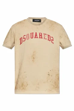 Dsquared2 beige T-shirt with logo