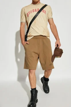 Dsquared2 beige T-shirt with logo