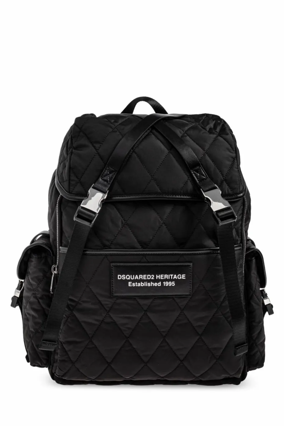 Dsquared2 BLACK Backpack with logo