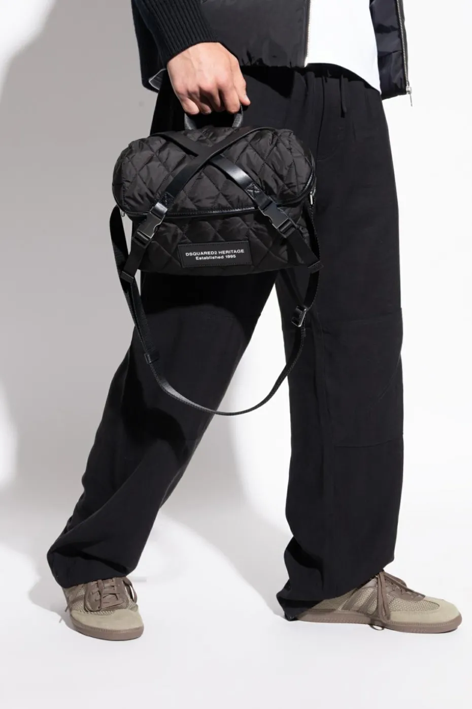 Dsquared2 BLACK Bag with logo