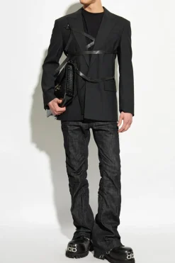 Dsquared2 BLACK Blazer with stripes