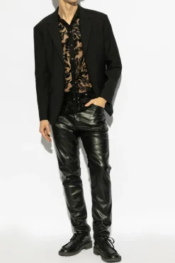 Dsquared2 BLACK Blazer with wool finish