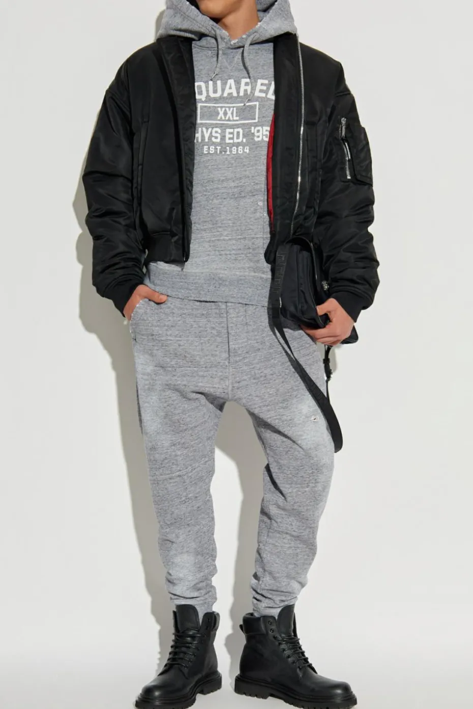 Dsquared2 BLACK "bomber" type jacket