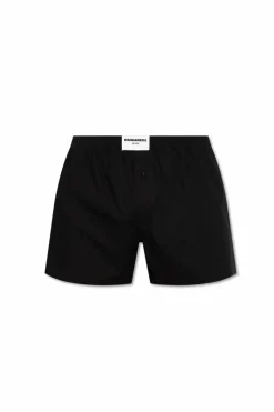 Dsquared2 BLACK Boxers with logo