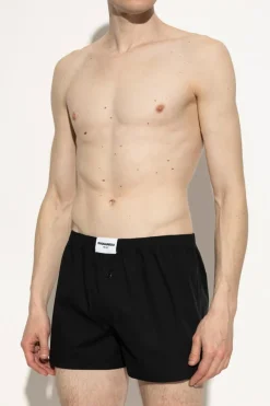 Dsquared2 BLACK Boxers with logo