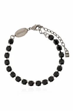 Dsquared2 BLACK Bracelet with applications
