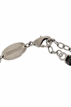 Dsquared2 BLACK Bracelet with applications