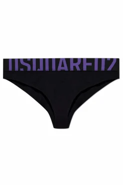 Dsquared2 BLACK Briefs with logo