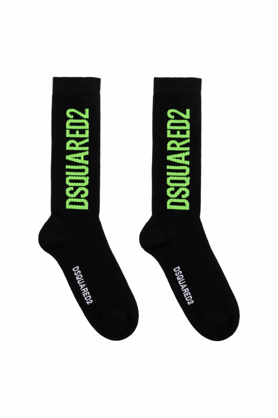 Dsquared2 BLACK Cotton socks with logo
