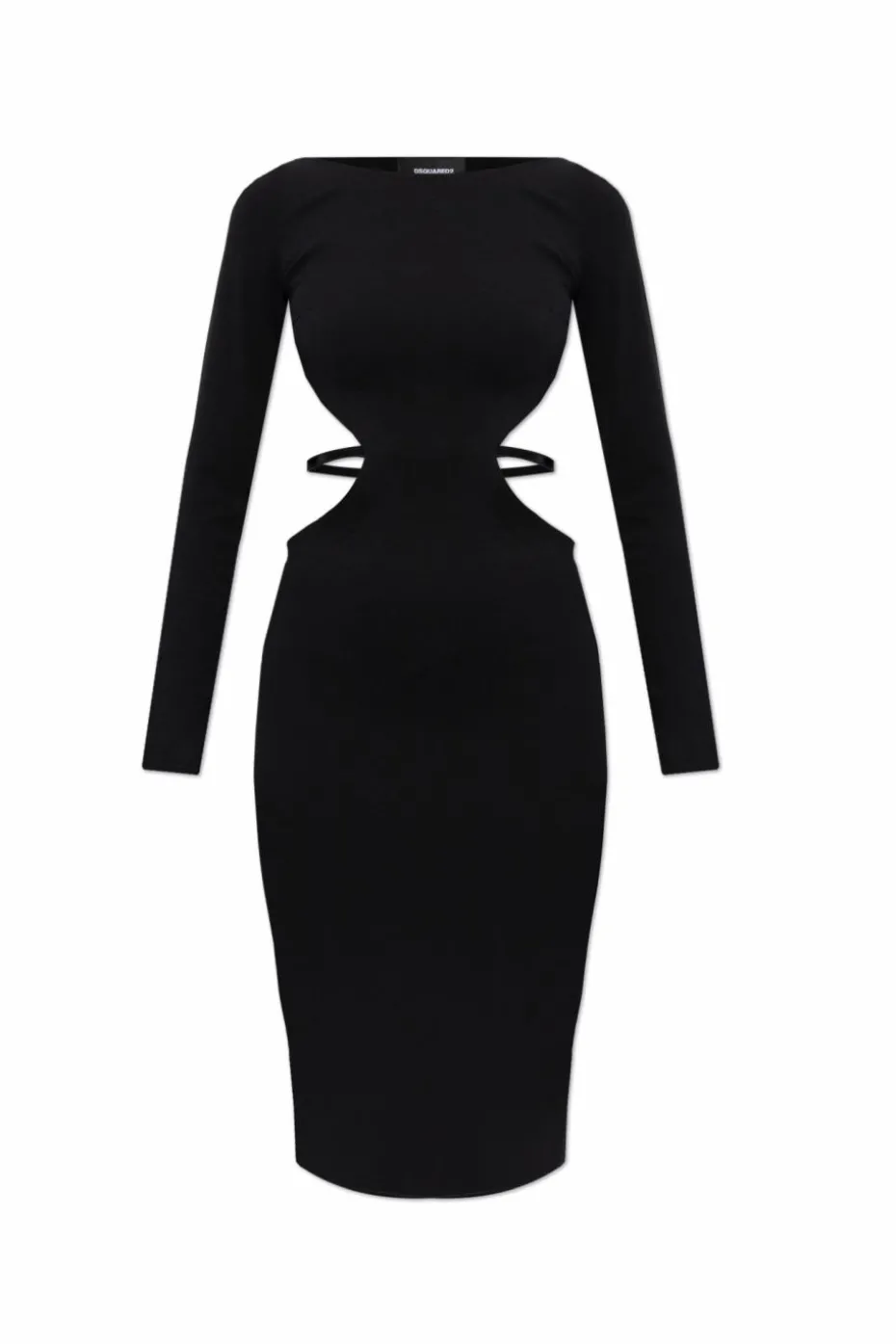 Dsquared2 BLACK Dress with Cutouts