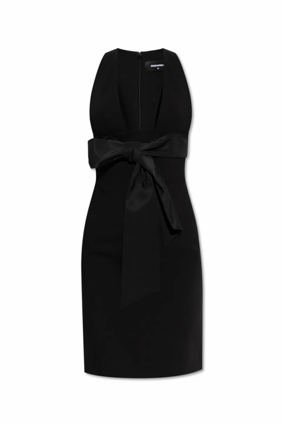 Dsquared2 BLACK Dress with decorative bow
