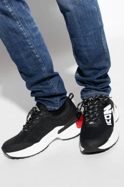 Dsquared2 BLACK "Faster" sports shoes