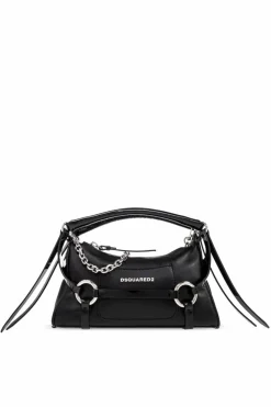 Dsquared2 BLACK Handbag with logo