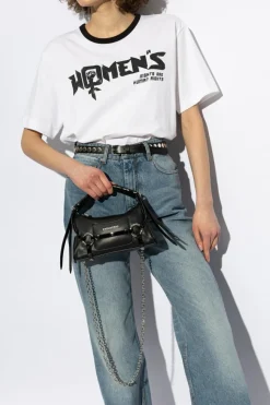 Dsquared2 BLACK Handbag with logo
