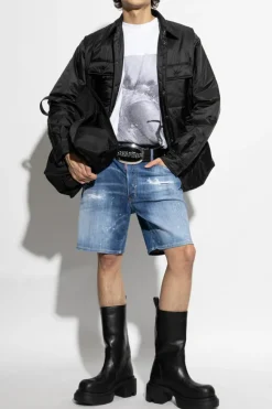 Dsquared2 BLACK Jacket with collar