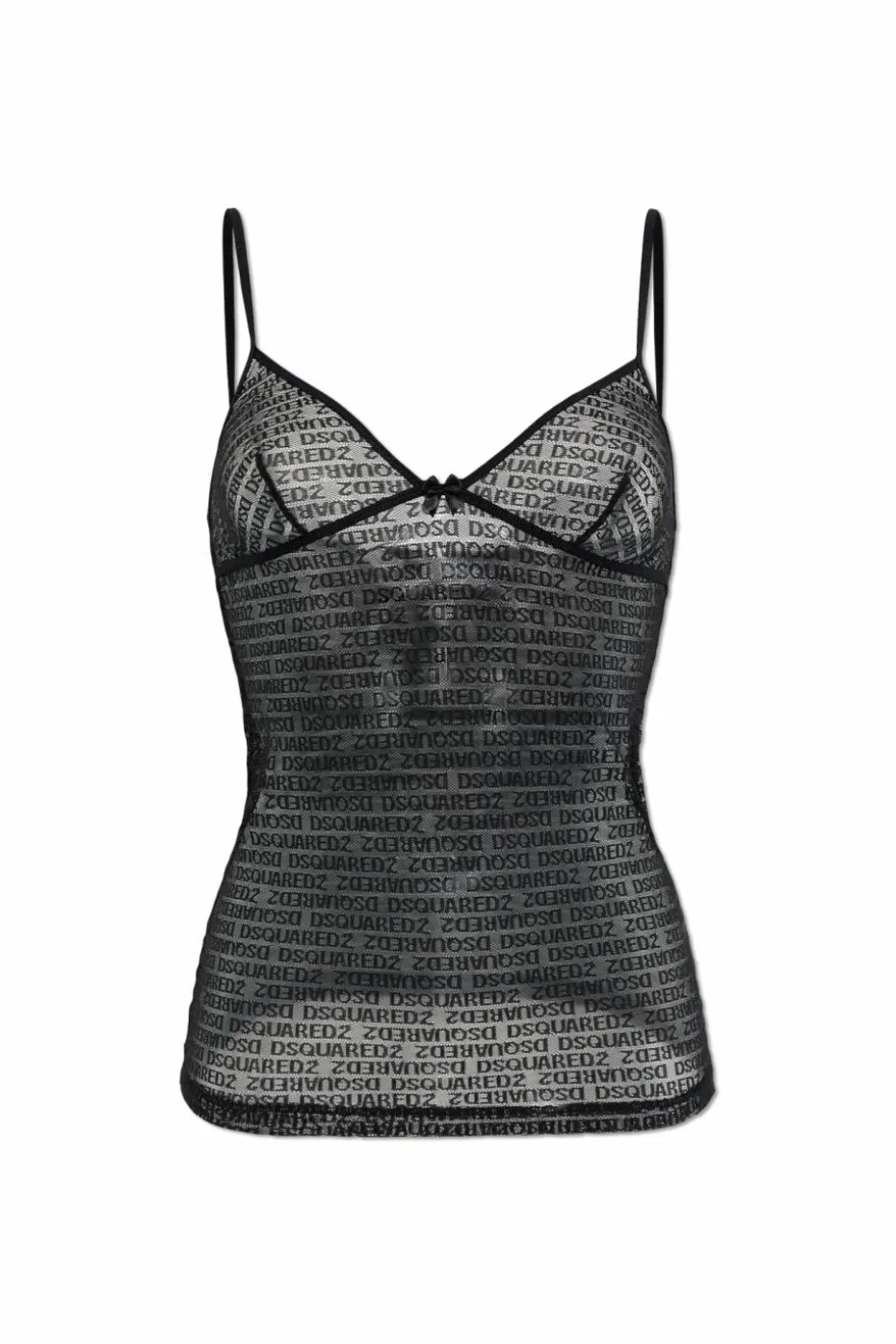 Dsquared2 BLACK Lace camisole top