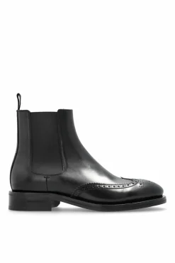 Dsquared2 BLACK Leather ankle boots