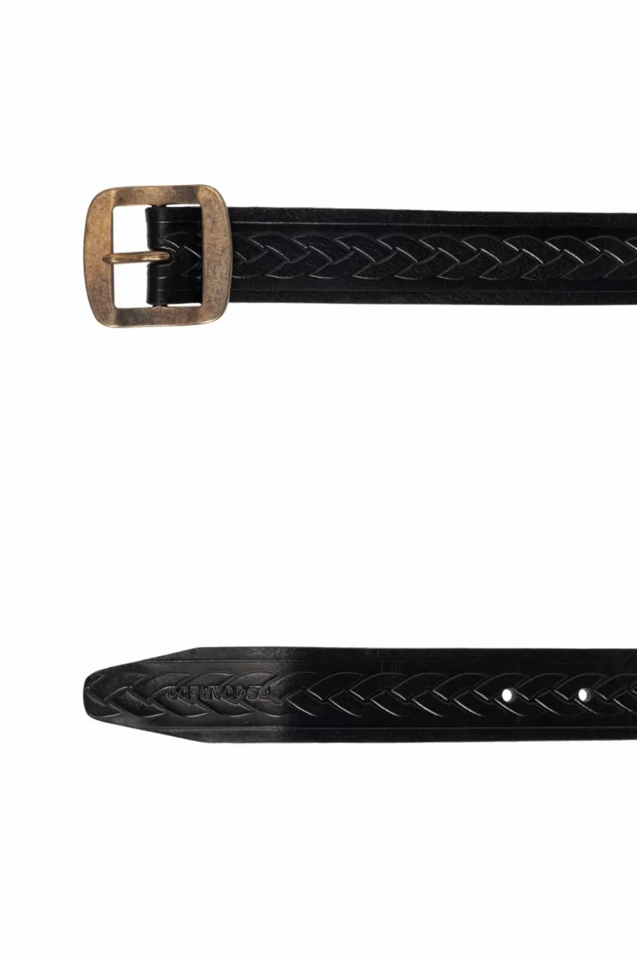 Dsquared2 BLACK Leather belt