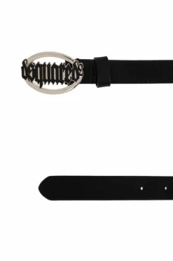 Dsquared2 BLACK Leather belt