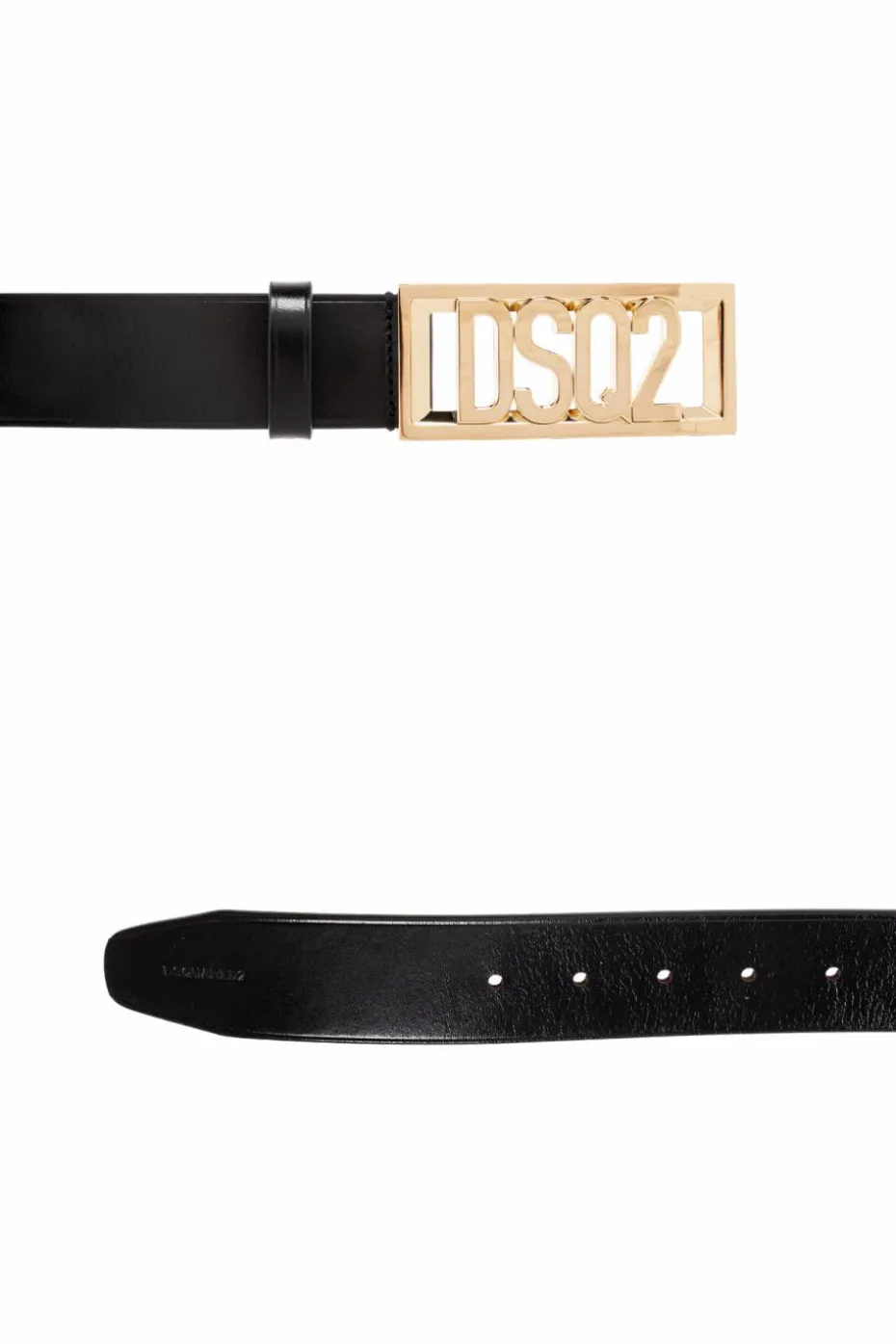 Dsquared2 BLACK Leather belt