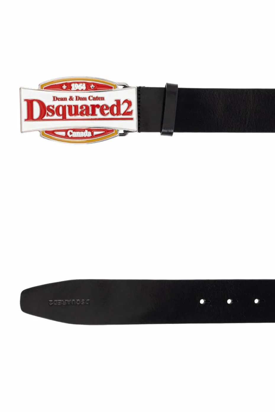 Dsquared2 BLACK Leather belt