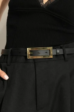 Dsquared2 BLACK Leather belt