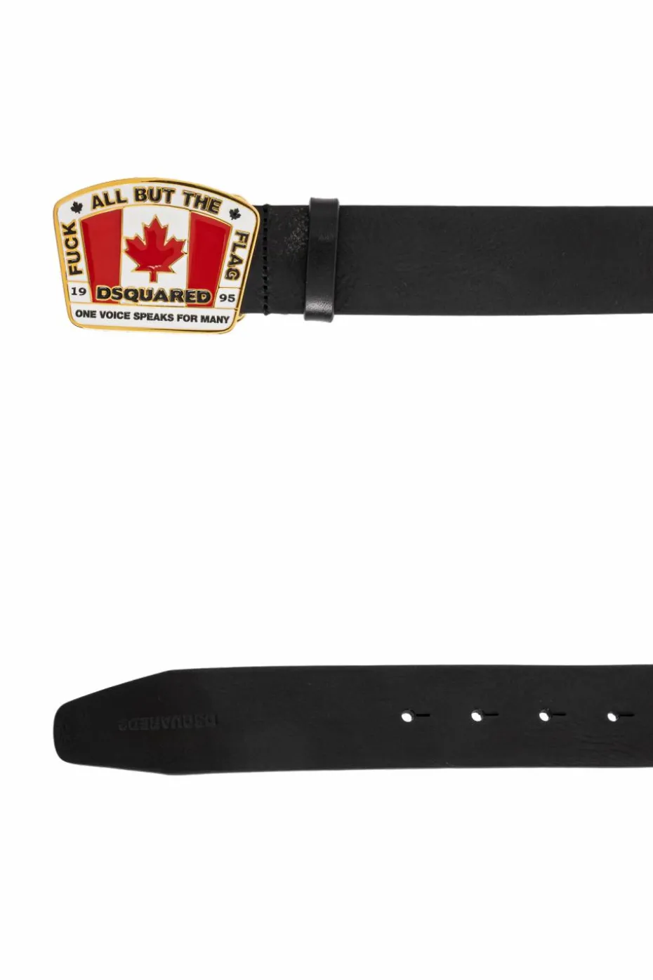 Dsquared2 BLACK Leather belt