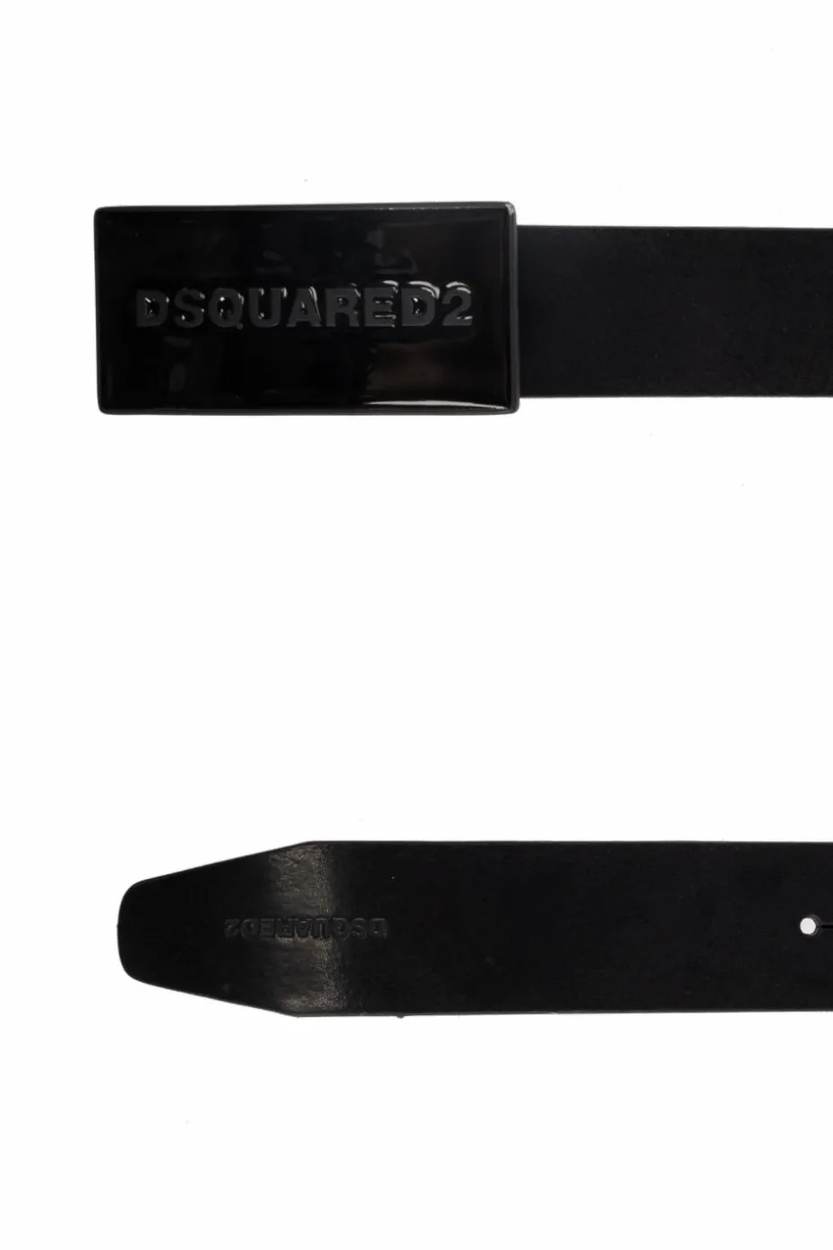 Dsquared2 BLACK Leather belt