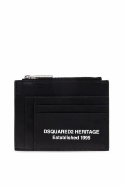 Dsquared2 BLACK Leather card holder