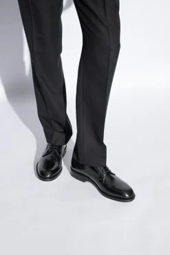 Dsquared2 BLACK Leather derby shoes