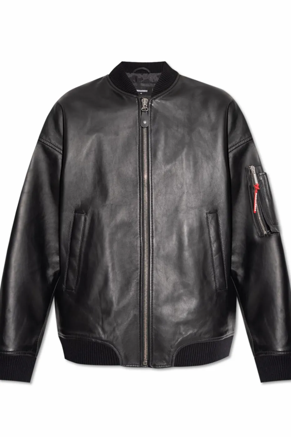 Dsquared2 BLACK Leather jacket by Dsquared2