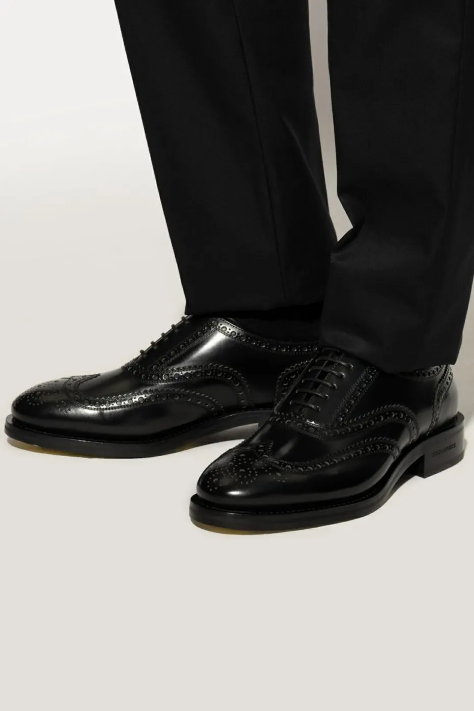 Dsquared2 BLACK Leather shoes