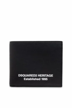 Dsquared2 BLACK Leather wallet