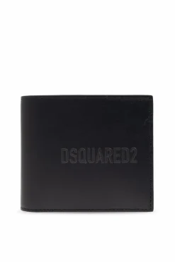 Dsquared2 BLACK Leather wallet