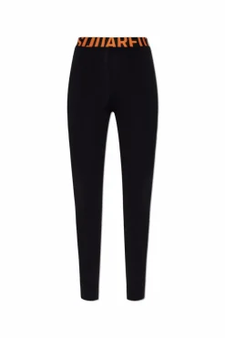 Dsquared2 BLACK Leggings with logo