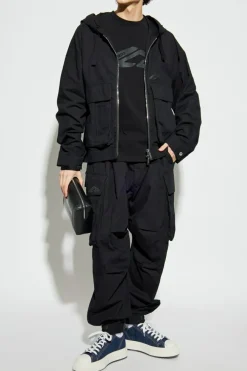 Dsquared2 BLACK Lightweight jacket with hood
