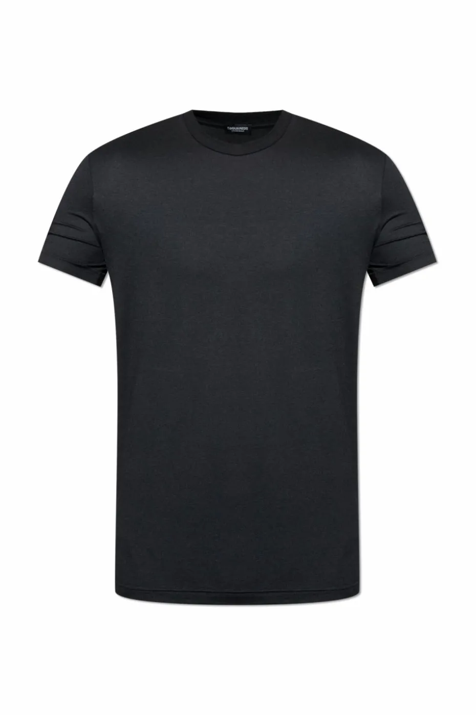 Dsquared2 BLACK Lingerie-style T-shirt with a crew neckline