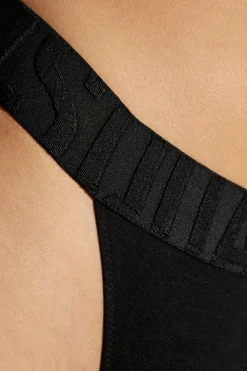 Dsquared2 BLACK Logo thongs