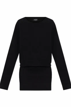 Dsquared2 BLACK Long sleeve dress