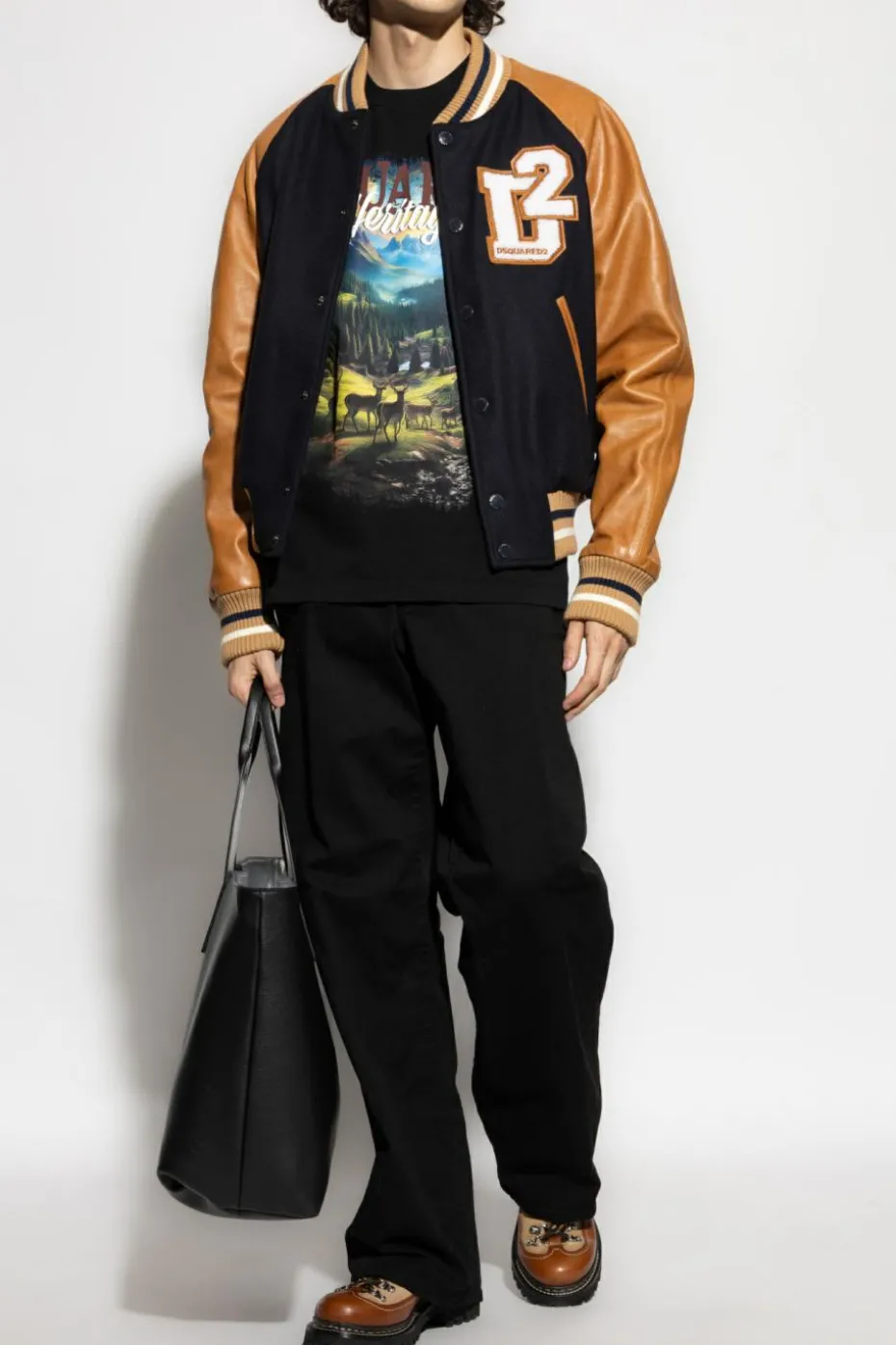Dsquared2 BLACK 'Loose' jeans