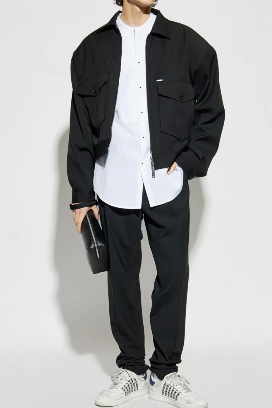 Dsquared2 BLACK Pants with logo